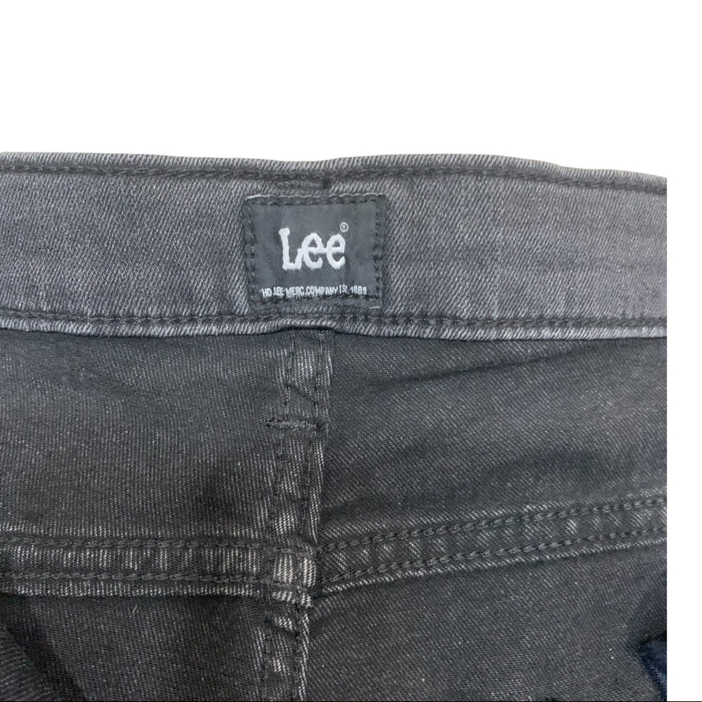 Lee Spray On Power Stretch Jeans Black Wash Exclusive - Picture 8 of 9
